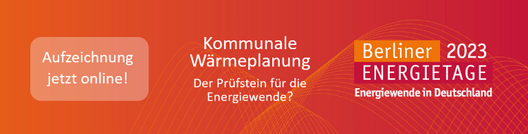 Berliner Energietage 2023: Jetzt die Aufzeichnung auf YouTube ansehen